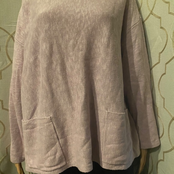 NWT🛍Eileen Fisher Organic Linen Cotton sweater - Picture 3 of 6
